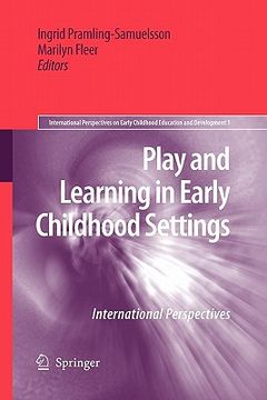 portada play and learning in early childhood settings: international perspectives