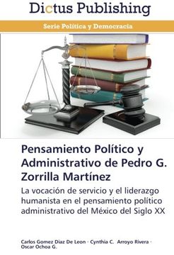 portada Pensamiento Politico y Administrativo de Pedro g. Zorrilla Martinez