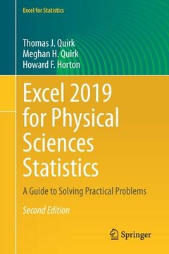 portada Excel 2019 for Physical Sciences Statistics: A Guide to Solving Practical Problems (en Inglés)