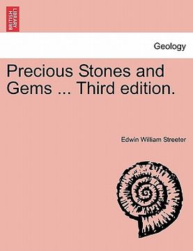 portada precious stones and gems ... third edition.