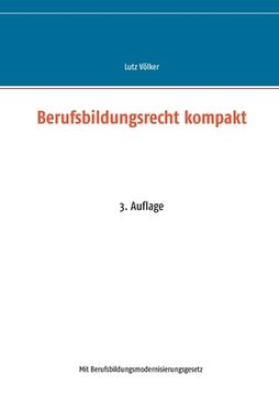 portada Berufsbildungsrecht kompakt: 4. Auflage (en Alemán)