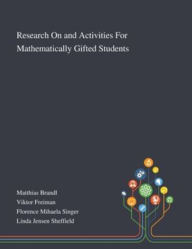 portada Research On and Activities For Mathematically Gifted Students (en Inglés)