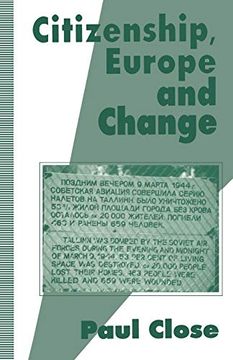portada Citizenship, Europe and Change (in English)