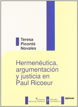 portada Hermenéutica, Argumentación y Justicia en Paul Ricoeur (Colección Derechos Humanos y Filosofía del Derecho)