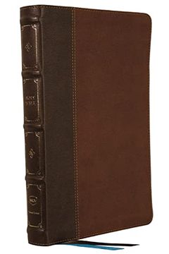 portada Nkjv, Large Print Thinline Reference Bible, Blue Letter, Maclaren Series, Leathersoft, Brown, Thumb Indexed, Comfort Print: Holy Bible, new King James Version 