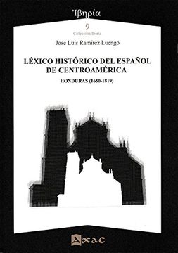 portada Léxico Histórico del Español de Centroamérica. Honduras (1650-1819) (in Spanish)