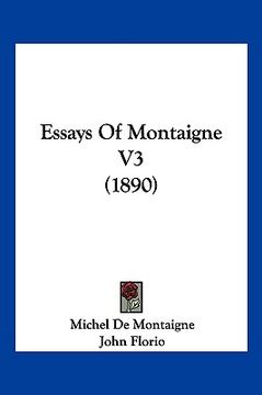 portada essays of montaigne v3 (1890) (in English)