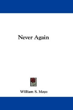 portada never again (en Inglés)