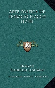 portada Arte Poetica De Horacio Flacco (1778) (en Portugués)
