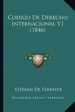 portada Codigo de Derecho Internacional v1 (1846)