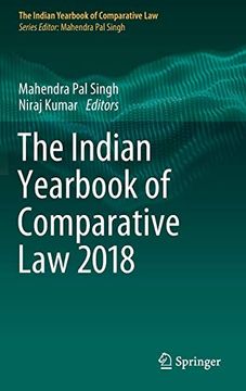 portada The Indian Yearbook of Comparative law 2018 (en Inglés)