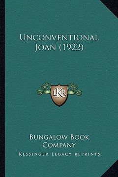 portada unconventional joan (1922)