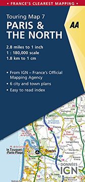 portada Paris & the North (AA Road Map France Series)