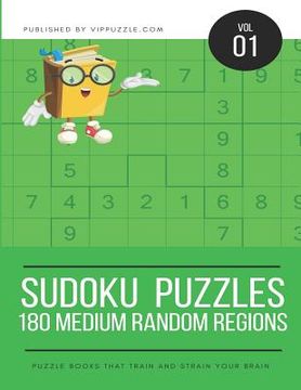 portada Sudoku Puzzles - 180 Medium 9x9 Random Regions (en Inglés)