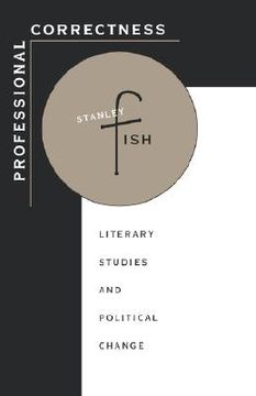 portada professional correctness: literary studies and political change (en Inglés)