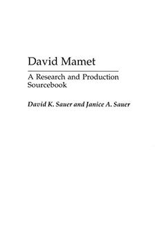 portada David Mamet: A Research and Production Sourc (Modern Dramatists Research & Production Sourcs) (en Inglés)