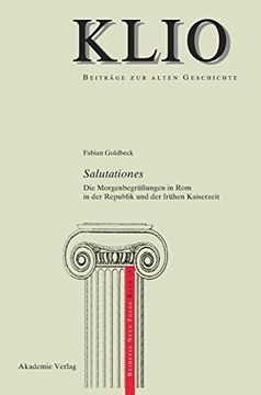 portada Salutationes (Klio (in German)