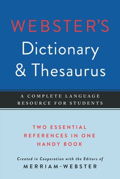 portada Webster's Dictionary & Thesaurus (en Inglés)