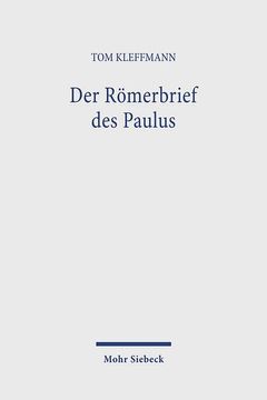 portada Der Romerbrief Des Paulus: Eine Interpretation in Systematisch-Theologischer Absicht (en Alemán)