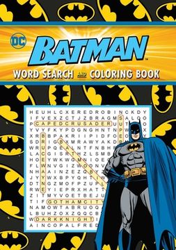 portada Batman: Word Search & Coloring Book (Coloring Book & Word Search) (en Inglés)