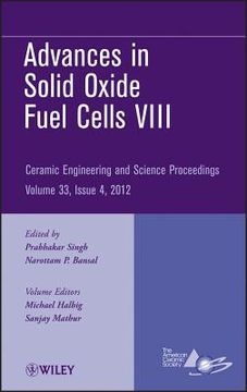 portada Advances in Solid Oxide Fuel Cells VIII, Volume 33, Issue 4
