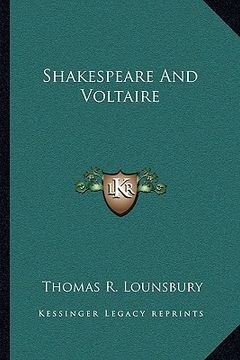 portada shakespeare and voltaire (en Inglés)