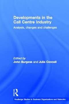 portada developments in the call centre industry: analysis, changes, and challenges (in English)