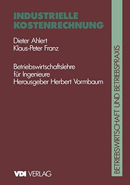 portada Industrielle Kostenrechnung (in German)