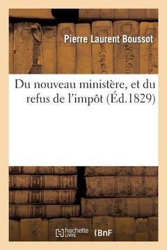 portada Du Nouveau Ministère, Et Du Refus de l'Impôt