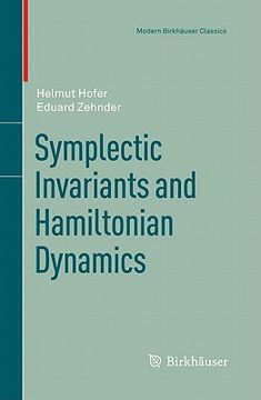 portada symplectic invariants and hamiltonian dynamics (en Inglés)