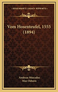 portada Vom Hosenteufel, 1555 (1894) (in German)