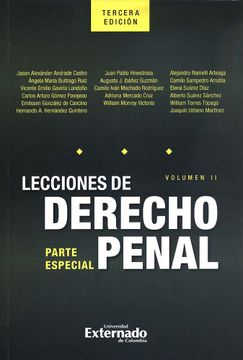 portada Lecciones de Derecho Penal: Parte Especial. Volumen ii. 3ª Edición (in Spanish)
