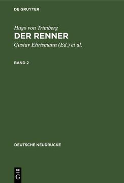 portada Hugo von Trimberg: Der Renner. Band 2 (en Alemán)