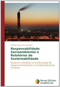 portada Responsabilidade Socioambiental e Relatórios de Sustentabilidade: Histórico e Desafios na Evidenciação de Impactos Ambientais e a Global Reporting Initiative