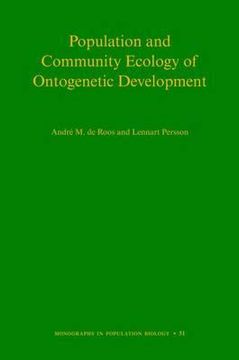 portada population and community ecology of ontogenetic development