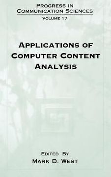 portada applications of computer content analysis (in English)