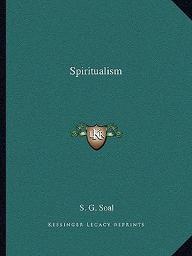 portada spiritualism (en Inglés)