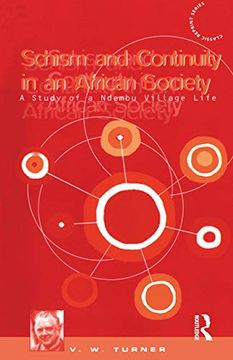 portada Schism and Continuity in an African Society: A Study of Ndembu Village Life (in English)