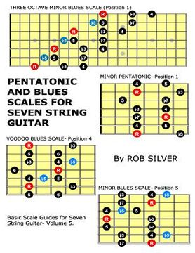 portada Pentatonic and Blues Scales for Seven String Guitar (en Inglés)
