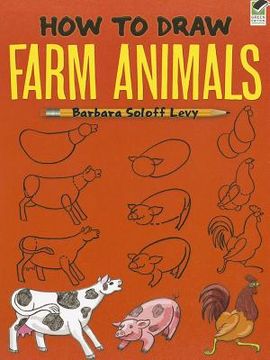 portada how to draw farm animals (en Inglés)