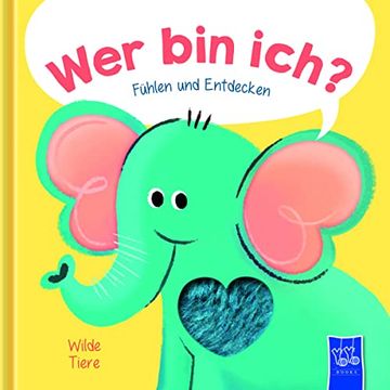 portada Wer bin Ich? Fühlen und Entdecken - Wilde Tiere (in German)