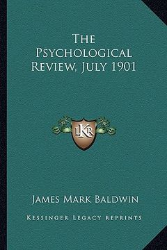 portada the psychological review, july 1901 (en Inglés)