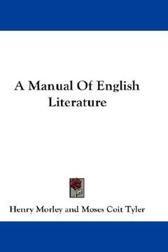 portada a manual of english literature (en Inglés)