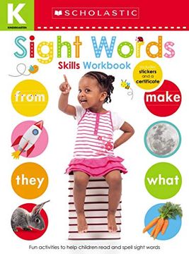 portada Kindergarten Skills Workbook: Sight Words (Scholastic Early Learners) (Scholastic Kindergarten Skills) 
