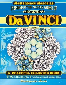 portada Da Vinci Masterpeace Mandalas Coloring Book: A Peaceful Coloring Book Inspired by Masterpieces (en Inglés)