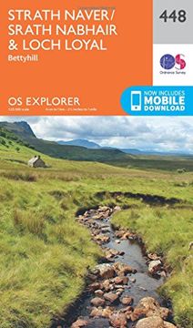 portada Ordnance Survey Explorer 448 Strath Naver & Loch Loyal map With Digital Version (en Inglés)