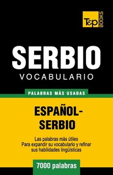 portada Vocabulario español-serbio - 7000 palabras más usadas