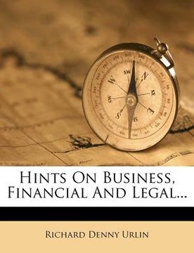 portada hints on business, financial and legal... (en Inglés)
