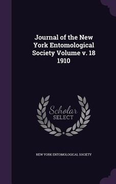 portada Journal of the New York Entomological Society Volume v. 18 1910 (en Inglés)