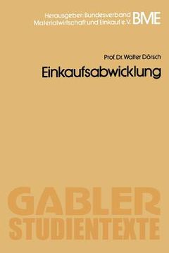 portada Einkaufsabwicklung (in German)